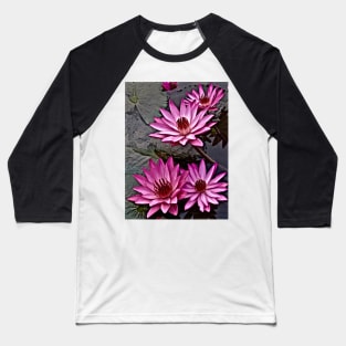 WATER LILIES OF THE ORIENT Baseball T-Shirt